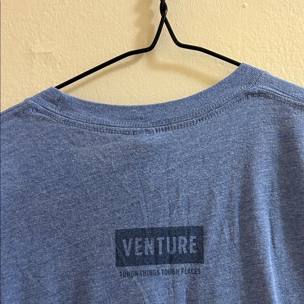 Bella Canvas Heather Blue Graphic Tee - Picture 7 of 8
